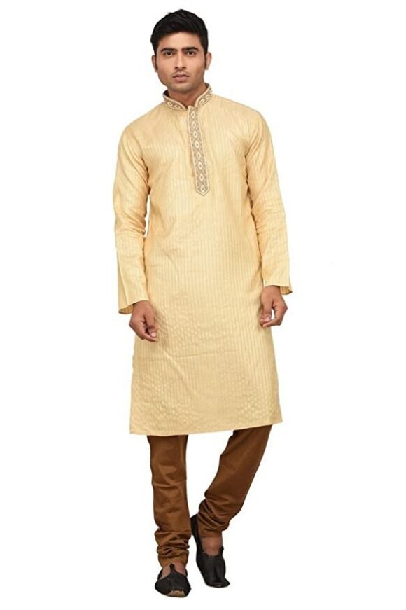 Rene Men's Cotton A-Line Kurta