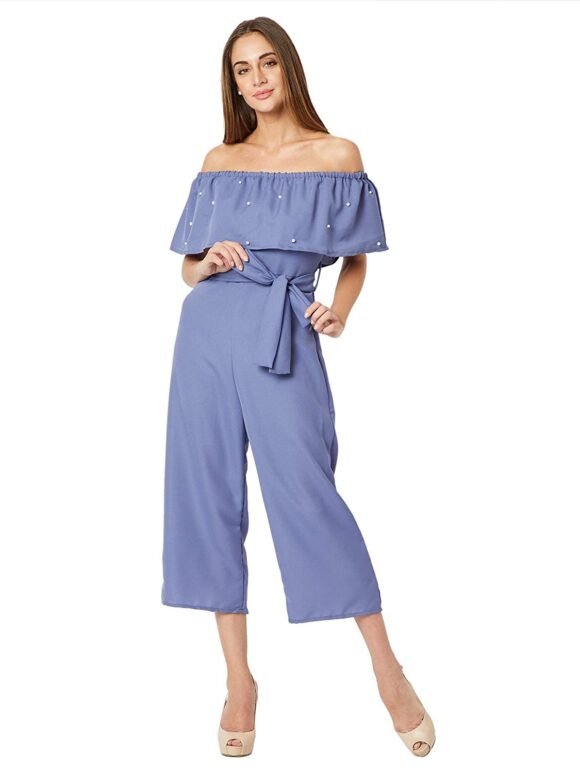 Miss Chase Women's Synthetic Midi Jumpsuit